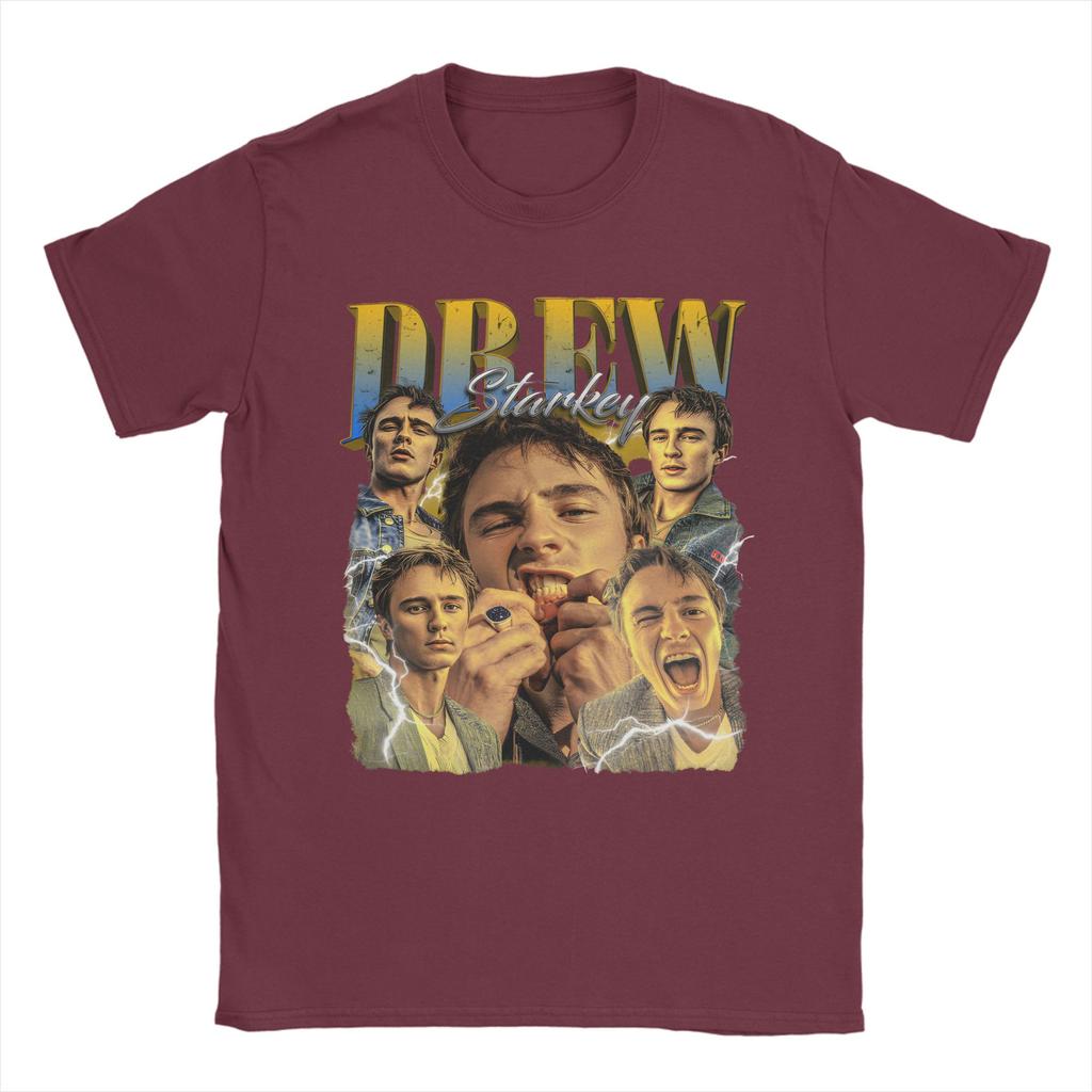 Drew Starkey Unisex T Shirt Novelty Tee Shirt Short Sleeve Crew Neck Tshirt Pure Cotton Plus Size Tops
