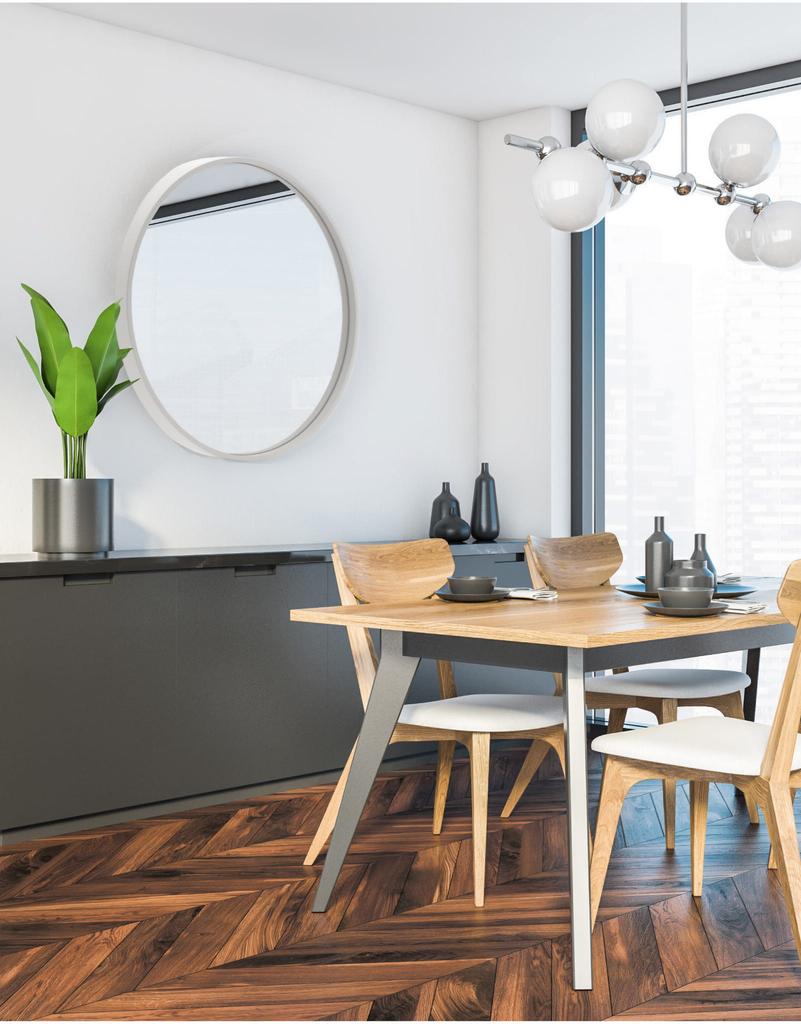 Lustro Okrągłe 80 Cm Rama Mdf Biała
