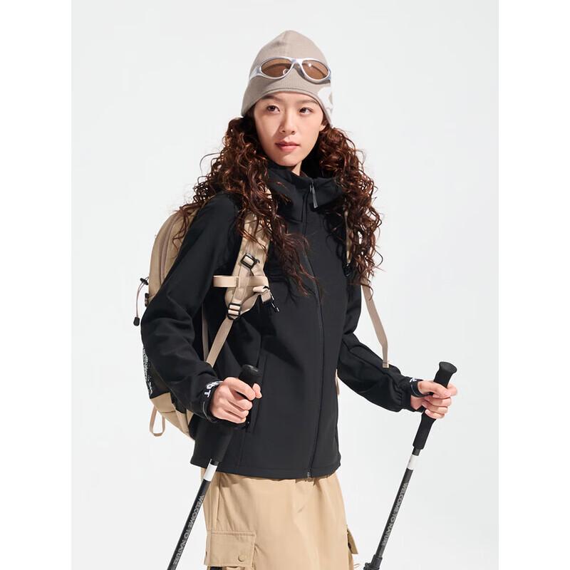 TOREAD Women s Fleece Lined Softshell Jacket S