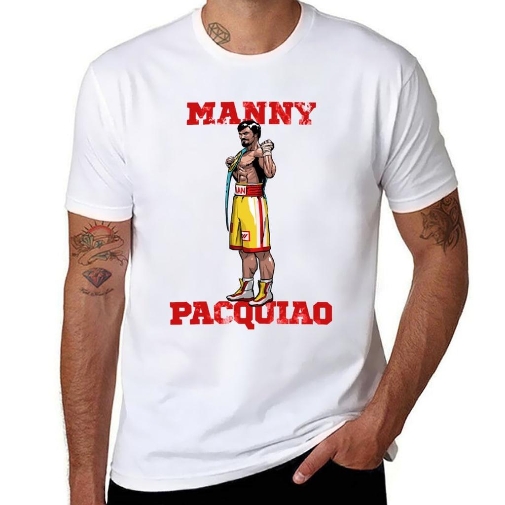 Unisex Manny Pacquiao T-Shirt Einfaches Trendiges Lässiges T-Shirt