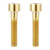 2Pcs Light Weight Metal Alloy Cycling Stem Cover Screws Bicycles Headset Bolt Socket Cap Head Bolts Screw Enduring