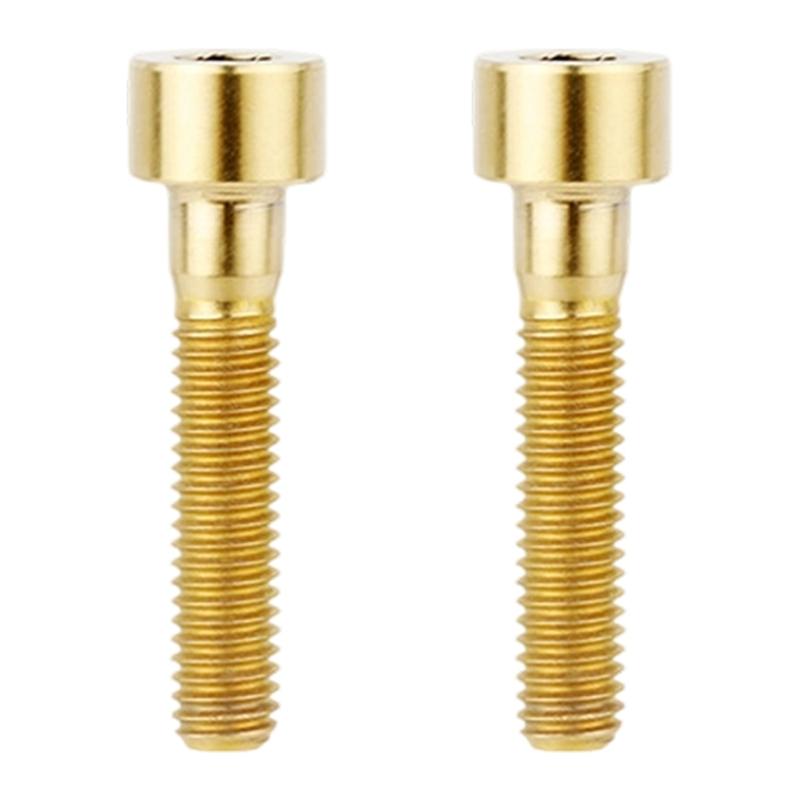 2Pcs Light Weight Metal Alloy Cycling Stem Cover Screws Bicycles Headset Bolt Socket Cap Head Bolts Screw Enduring