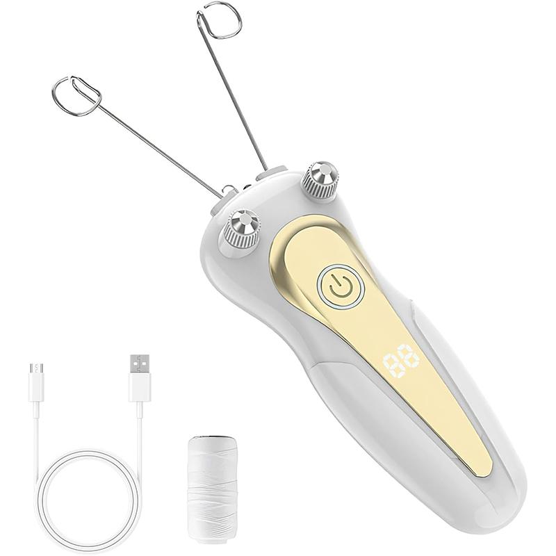 

Мини Электрический Эпилятор для Удаления Волос на Теле USB Хлопковая Нить Эпилятор Бритва Триммер Устройства для Женщин Шея Губа Подбородок Уход за Кожей золотой