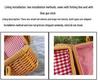 Large Rattan Handwoven Handbag for National Day, Mid-Autumn Festival, Wedding Souvenir, or Outdoor Photo Props