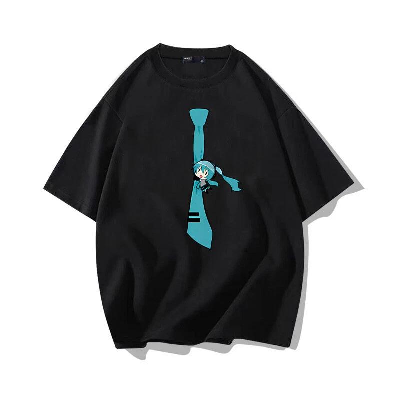 Miku Hatsune Cosplay Anime Manga Sports T-Shirt Tee Cotton Cotton Unisex XL