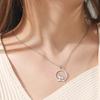 Howling Wolf Pendant Necklace Women Men Casual Punk Stainless Steel Gold Animal Neck Chain Jewelry Gift
