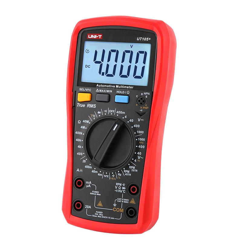 UNI-T Digital Multimeter UT105+ UT107+ True RMS VFC AC DC Temperature Frequency Duty Cycle Diode Triode Automotive Multimeter