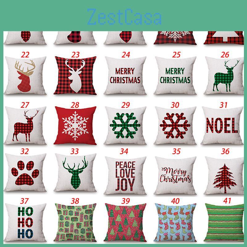 Classic Merry Christmas Xmas Gift Designed Throw Pillow Case Cover Cushion 18 X 18 Inch Ideal For Holiday Cheer And Comfort
