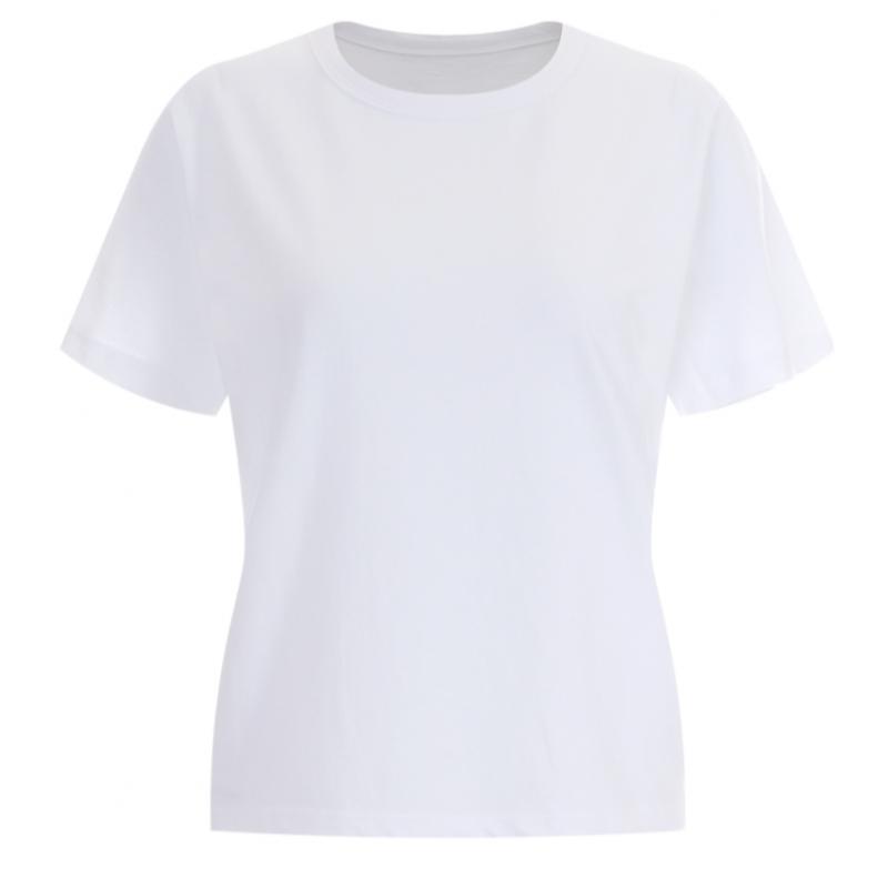 Shop Women Bio Wash Round Regular FiT 100 CoTTon T shirT Black Dai Wsh 12013