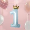 40 Inch Large Size Crown Number 1 Children Balloon 1st Birthday Balloon Party Decoration Party Supplies