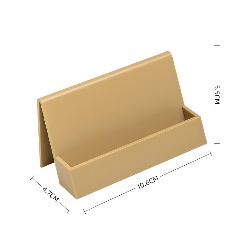 New Creative Desktop Shelf Box Location Card Organizer Simple Business Card Case Durable Storage Box Office