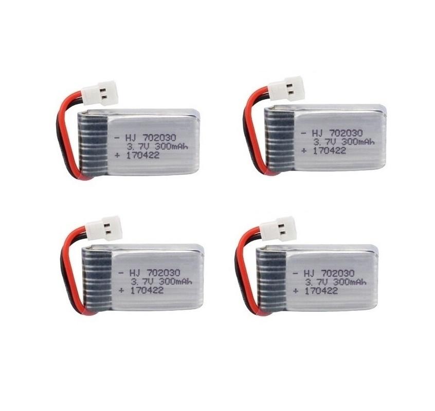 3.7V 300mAH Lipo Battery With Charger For Udi U816 U830 F180 E55 FQ777 FQ17W Hubsan H107 Syma X11C FY530 RC Drone Battery