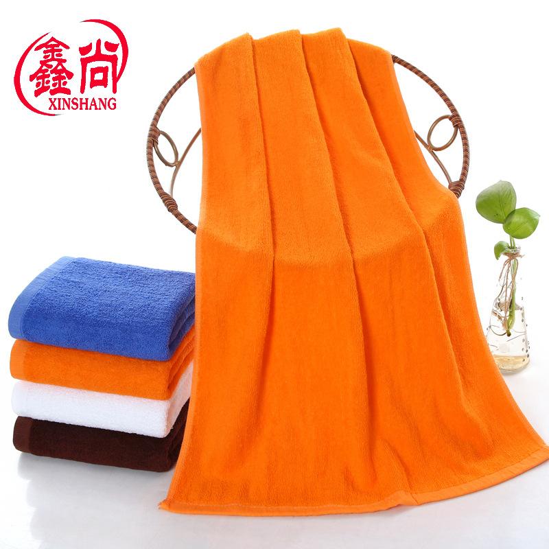 Floor towel bathroom thickened water absorption thickened non-slip pure cotton plain color hotel bathroom floor towel pillow towel
