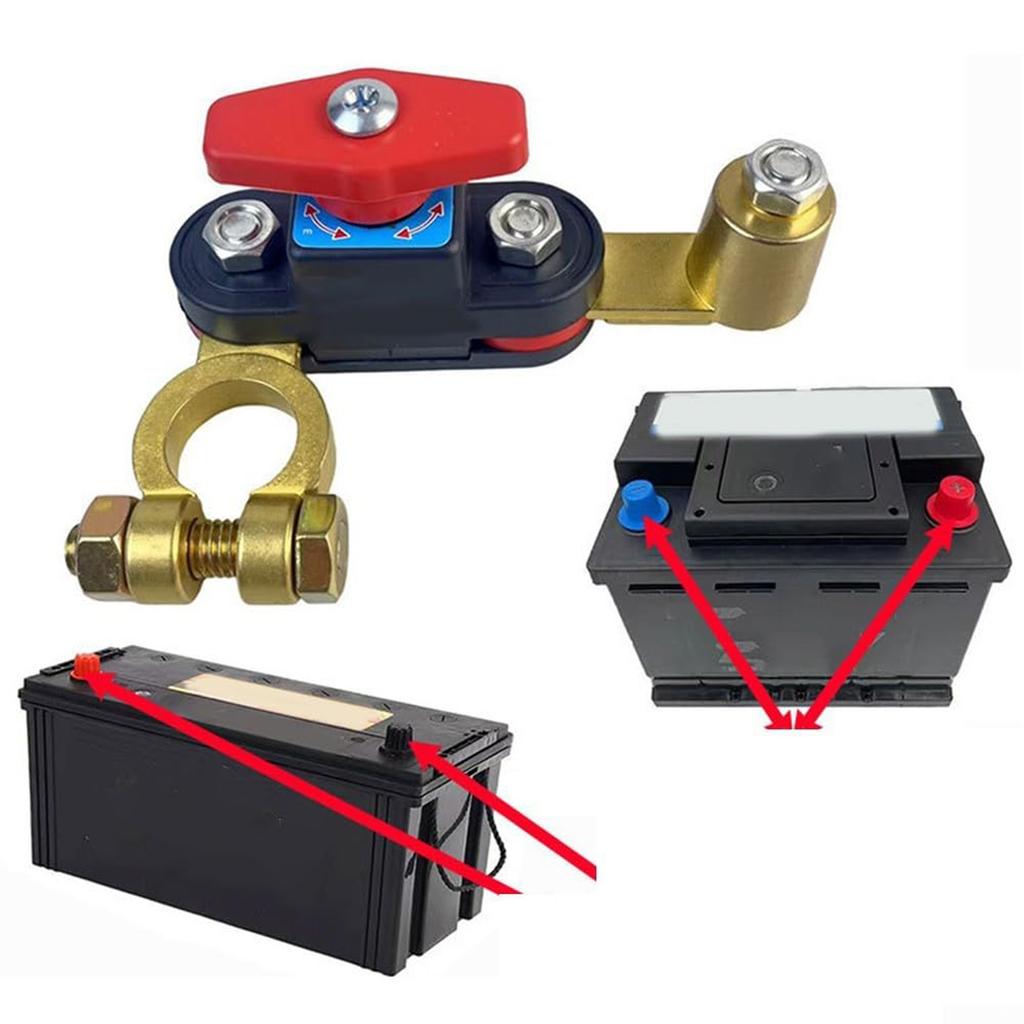 Automotive Battery Power-off Circuit Breaker, Adjustable Copper Stable Transmission High Conductivity 12V-24V Circuit Breaker.