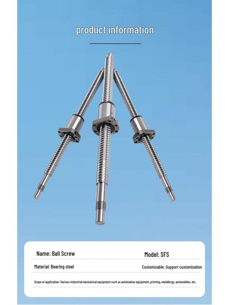 High-Precision SFS Model Ball Screw Nut Set for Machine Tools