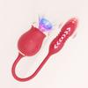 Rose-Sucking Thrusting Dildo Vibrator for Women Nipple Clit Stimulator Vibrating Egg Tongue Licking Clitoris Sucker Sex Toys