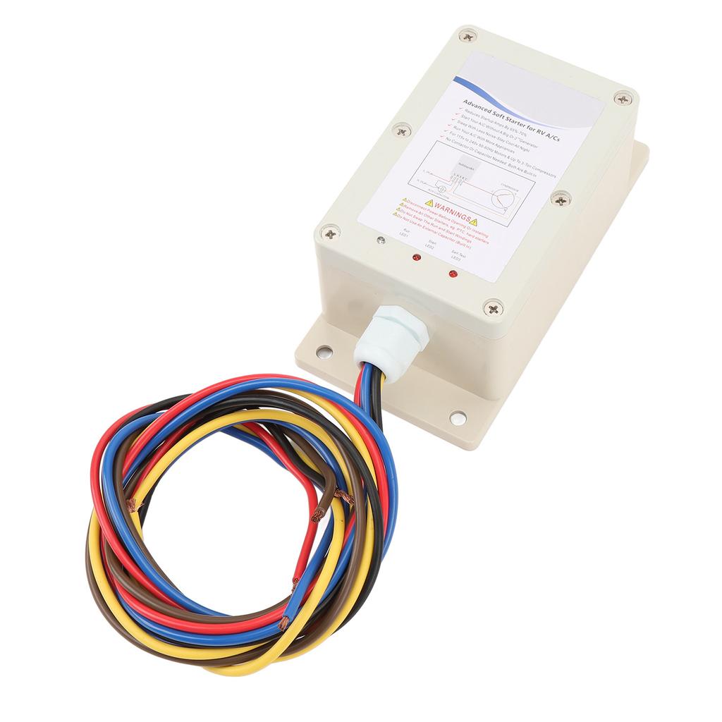 RV Air Conditioner Soft Start 1.25 Tons Capacity 15000 BTU Cooling Power Water Resistant RV AC Soft Start Kit for
