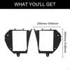 2x Motorcycle Air Duct Trim Accessories Easy Installation Premium for R1250GS Replaces