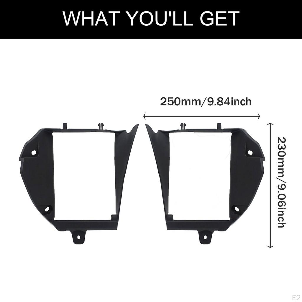 2x Motorcycle Air Duct Trim Accessories Easy Installation Premium for R1250GS Replaces