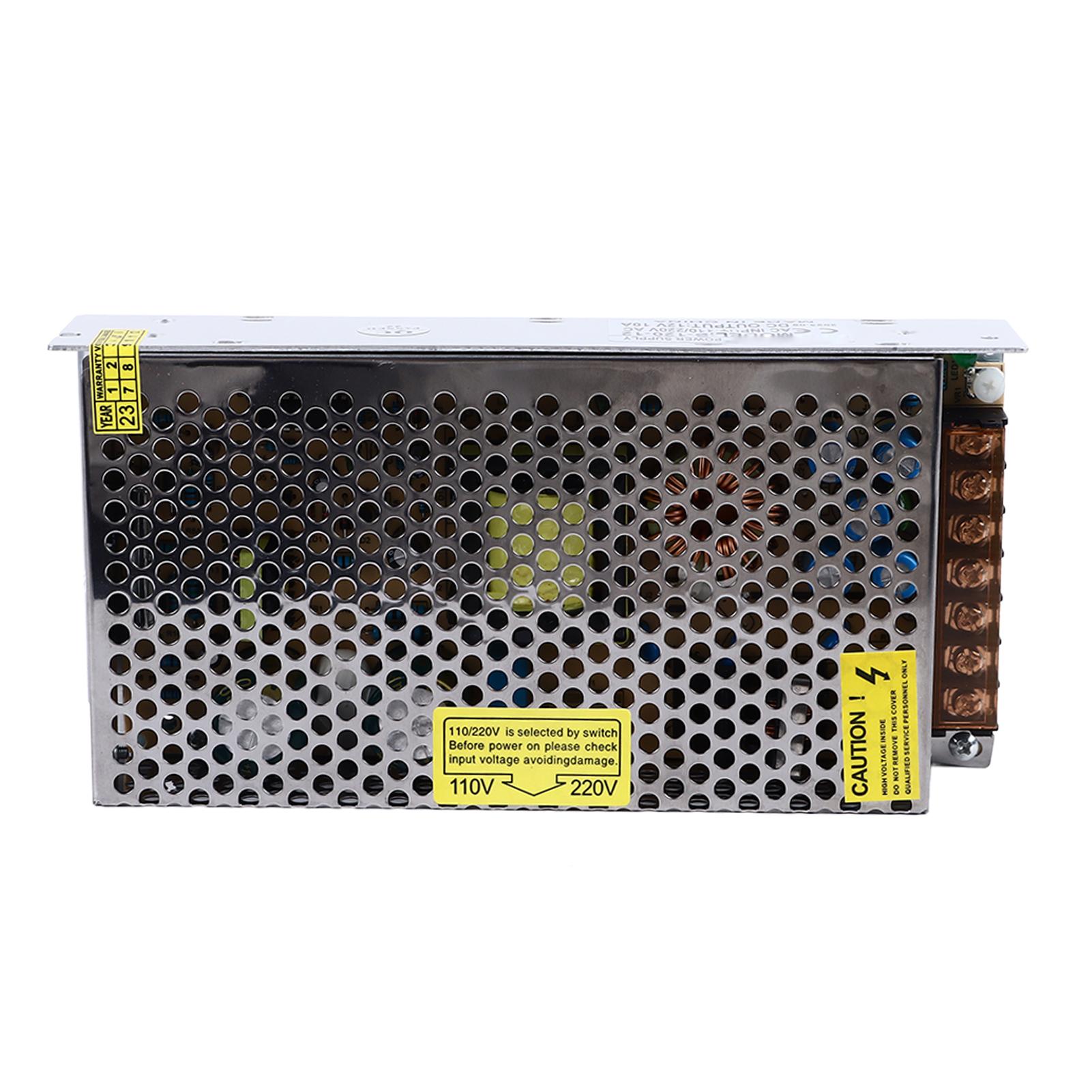 

12V 10A 120W Switching Power Supply Iron Shell Overload Protection Multifunctional DC Power Supply