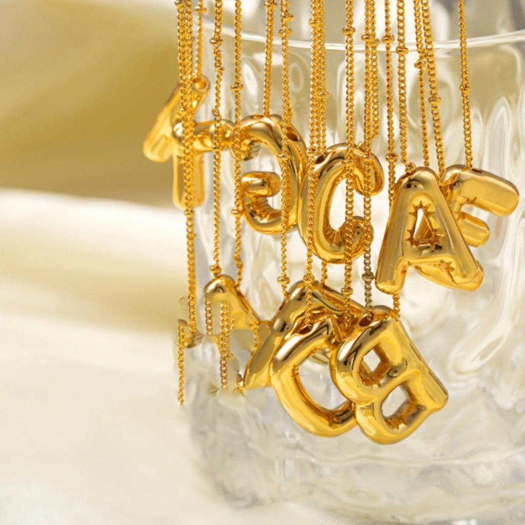 English Letter Necklace Cross Border Fashion 26 Letter Necklace