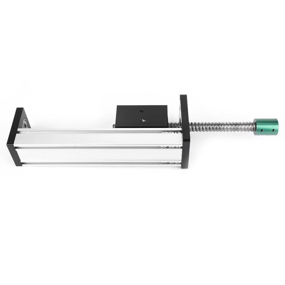 Linear Guide Rail Slide Ball Screw Motion Table 400mm Effective Stroke(1610 Ball Screw)