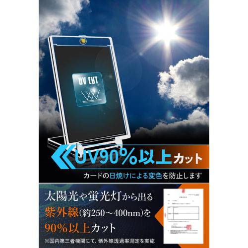 Toregard Magnetic Loader with Stand, Official Sleeve Compatible, 35PT, Set of 4 (4 Loaders, 4 Stands), UV Protection, Compatible with Pokemon, One Pie