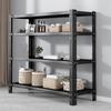 Multi-Layer Metal Rack Shelf Strong Load-Bearing Quick Installation Heavy Duty Shelving Steel Construction Storage Shelves