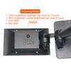 Solar Power Lamp 48 leds Solar Street Light For Outdoor Garden Wall Yard LED Security Lighting Adustable Lighting Angle 280lm