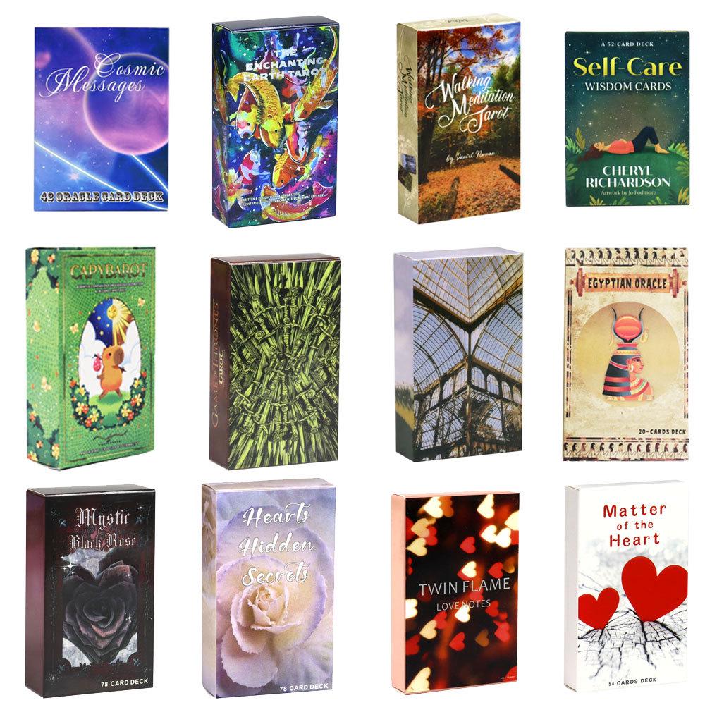 2025 English Tarot & Oracle Card Deck for Tabletop Games