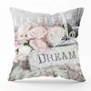 Home Decor Romantic Floral & Geometric Pattern Cushions Pattern Cushion Cover Suitable For Sofa Bedroom Car Pillow Cover
