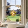 Colorful Window Film PVC Electrostatic Church Glass Decal Wall Sticker Art Mural Wallpaper for Home Decoration