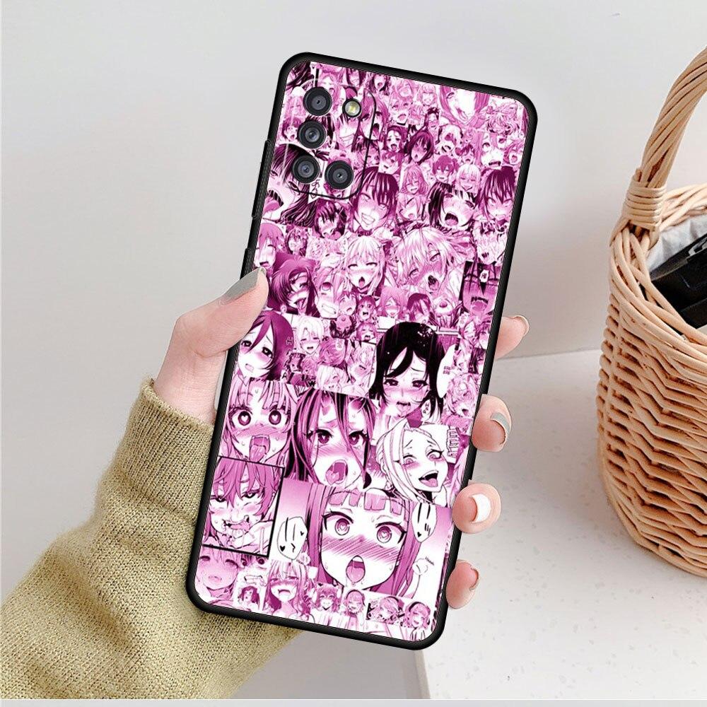 Móda anime dívky pro Samsung Galaxy A32 4G A12 A51 A72 A02s A21s A71 A52 A41 A31 A13 A52s 5G A53 A23 A33 A73 Pouzdro na telefon