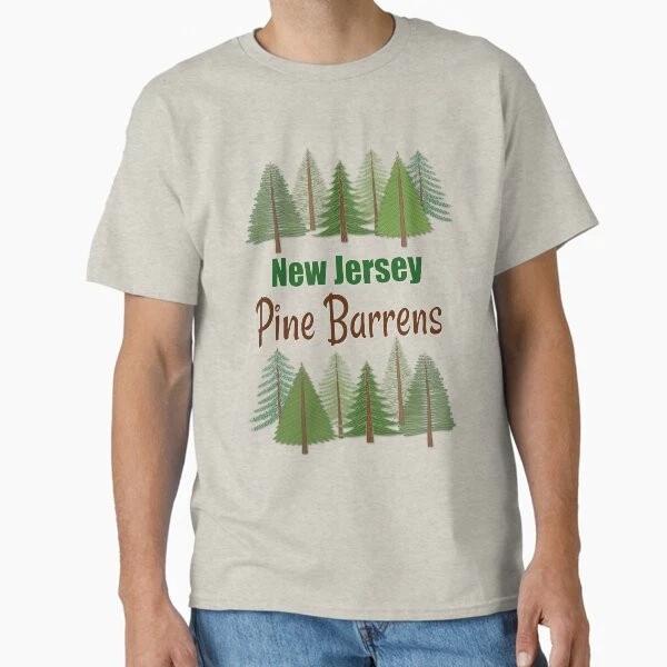 New Jersey Pine Barrens Classic TShirt Made In UsaAus TShirt S2xl S