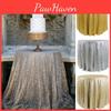 Elegant And Shimmering Sequin Tablecloth 48'' Round For Wedding And Dining Tables