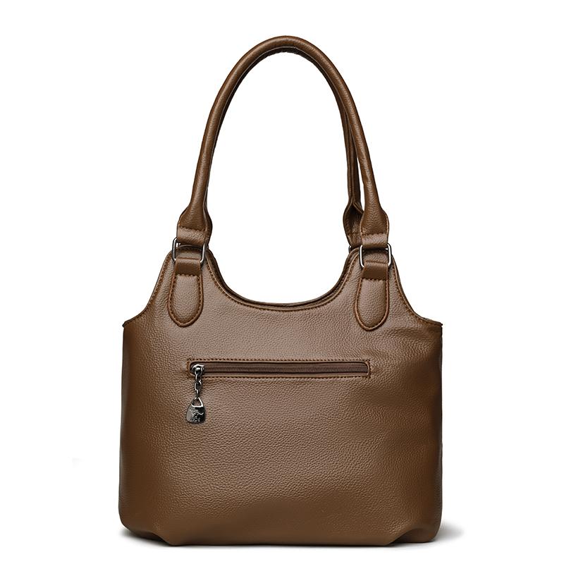 Tote Bag Women's Large Capacity Commuter Handbag Middle-aged Shoulder Bag