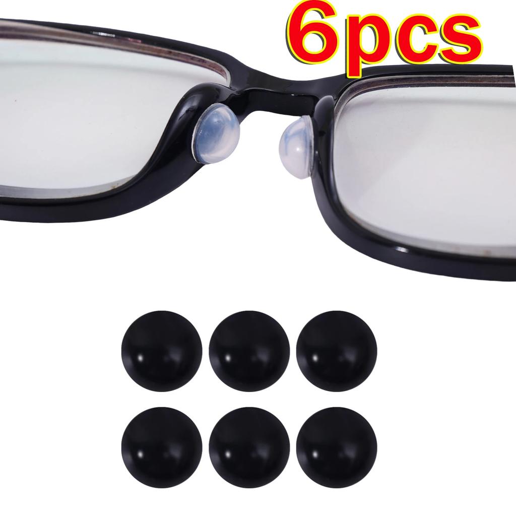 24pcs New Silicone Glasses Nose Pads Anti-Slip Soft Nose Pads Self Adhesive Eyeglasses Nose Holder Stickers Eyewear Accessories