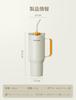 Blackube Large Capacity Vacuum Keeps Drinks Hot or Cold for 24 Tumbler with Handle and Wide Easy to Perfect for Outdoors or Orange Tumbler, 1200ml,