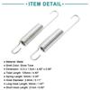 ACROPIX Motorcycle Kickstand Side Stand Return Spring for Suzuki GN125 GS125 Silver Tone 2pcs
