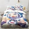 Kawaii Gawr Gura Cute Girl My Angle Bedding Set Printed With Pillowcase Bed Duvet Cover Soft Single Double Queen Super King Size