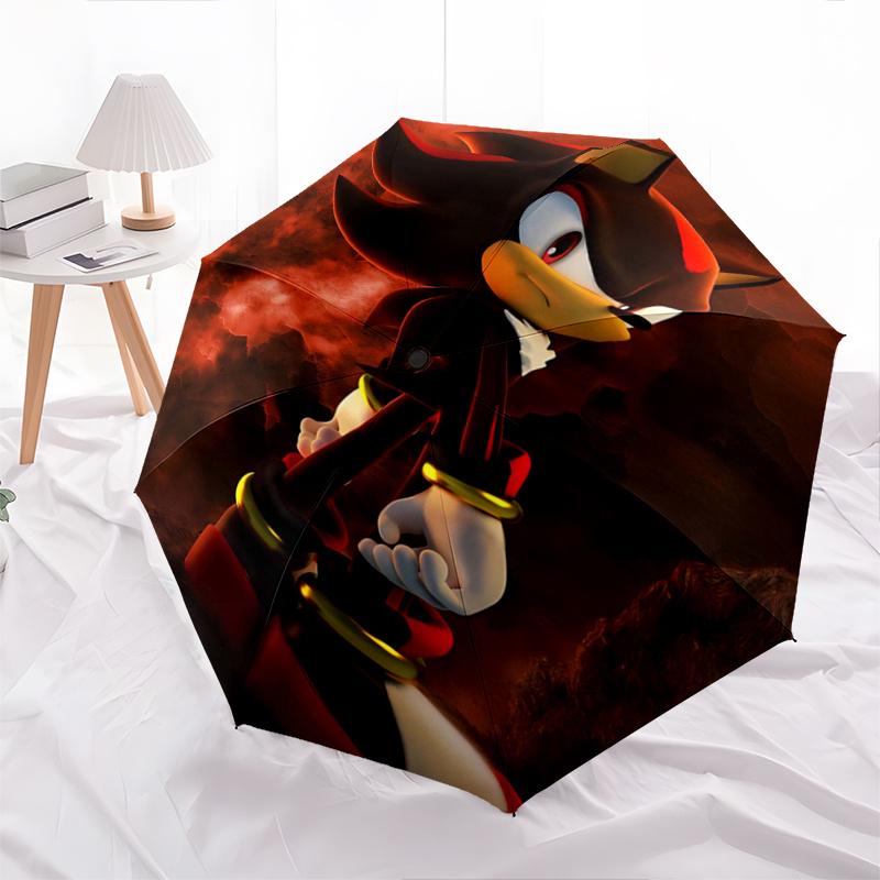 

1pc Master of Shadows Hedgehog Pattern Automatic Umbrella is Fashionable and Good-Looking, Suitable for Travel and Daily Use.J059