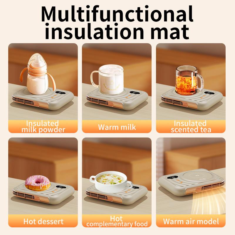 Electric Cup Warmer Thermostatic Heating Coaster 3-speed Adjustment Coffee Mug Warmer Cup Warmer For Beverage Tea Milk