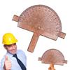 Präzisions-Winkelmesser – Handgefertigtes Birkenholz Gradwerkzeug, Benutzerdefiniertes Winkelmesser-Werkzeug, Personalisierter gravierter Birken-Winkelmesser