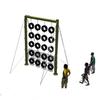 Outdoor Obstacle Course Tire Wall