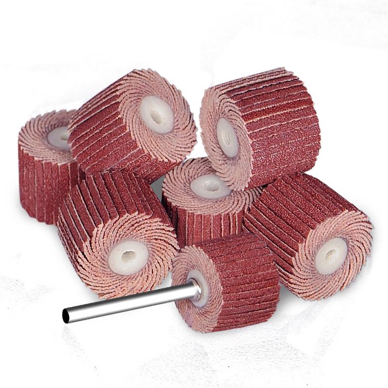 Shank Mounted Flap Wheel Abrasive Set