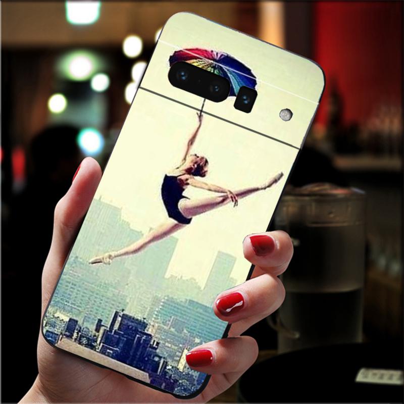 Phone Case For Google Pixel 10 Pro XL 9 Pro XL 9A 8 7 6 Pro Pixel 8A 7A 6A Pixel 8 7 6 5 Ballerina Dance Ballet Girl