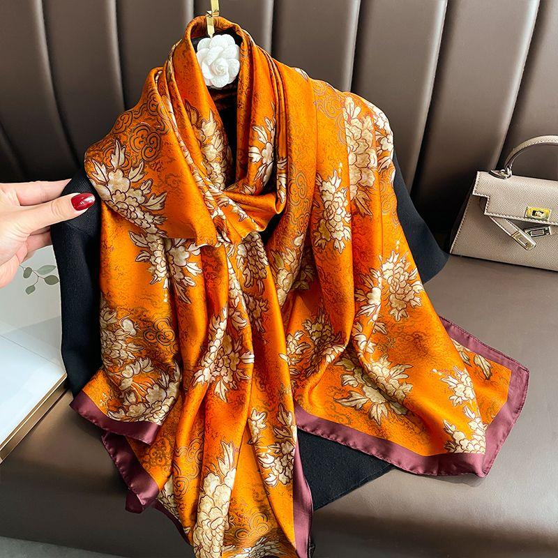 Luxury Brand Scarf Women Shawls and Wraps Spring Pashmina Hijab Bufanda Foulard Female Bandana Beach Stoles