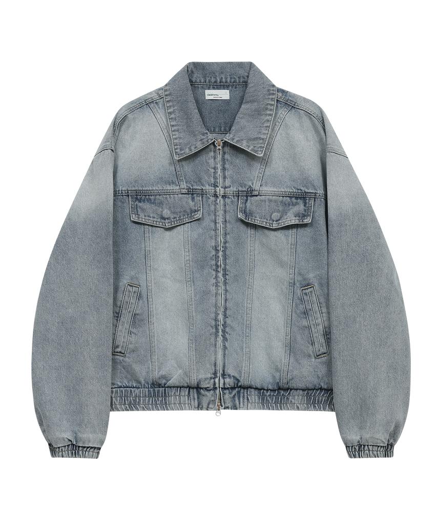 Standarderror 87-Stan119 [Classic] Vintage Washed Work Denim Jacket Snow Blue