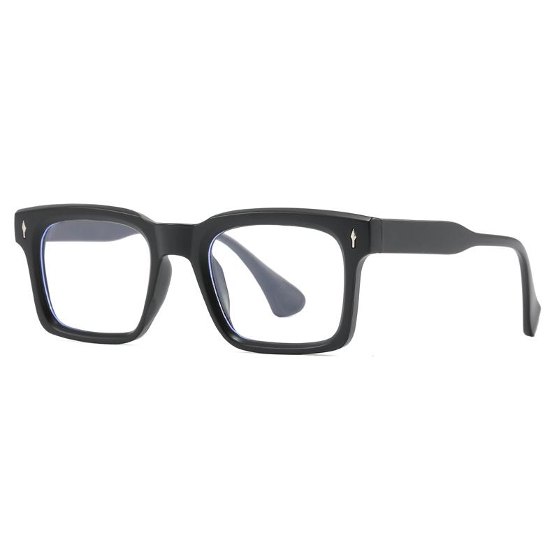 Oversized Square Glasses Anti Blue Light Glasses Large Frame Myopia Glasses Flat Light Glasses Transparent Eyeglasses