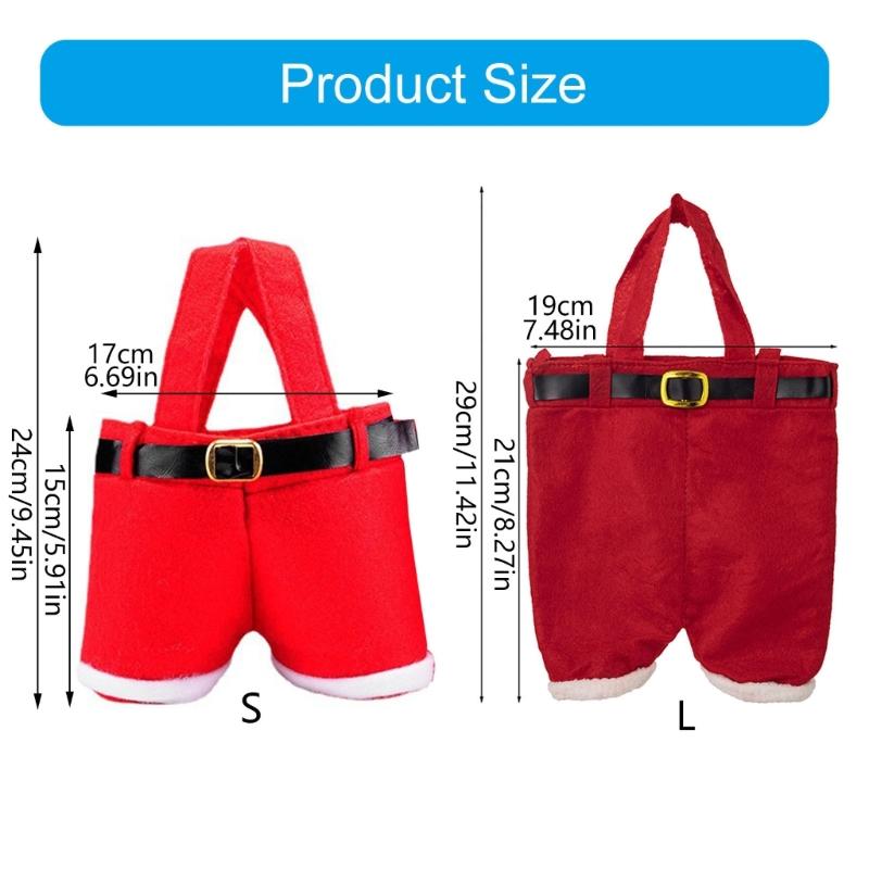 Efficient Stocking Style Holiday Gift Bags User Friendly Fabric Candy Pouches Multipurpose Bottle Cover For Christmas